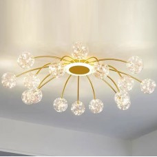 Φωτιστικό πολύφωτο οροφής με 16xG9 230V σε Χρυσαφί 955COLIN16